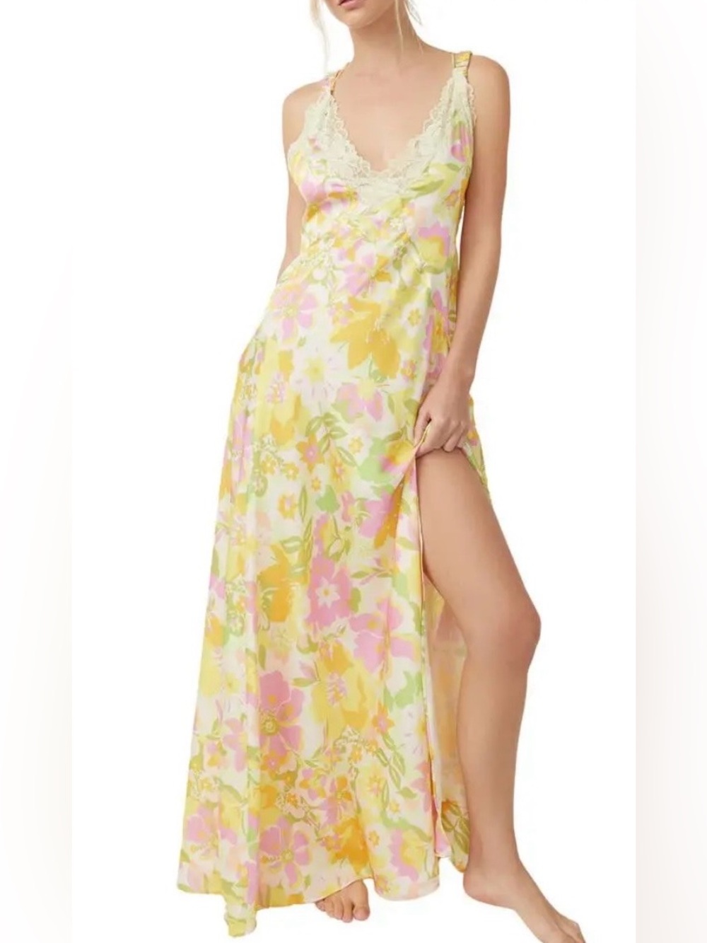 NWOT! Free People All A Bloom Maxi Dress